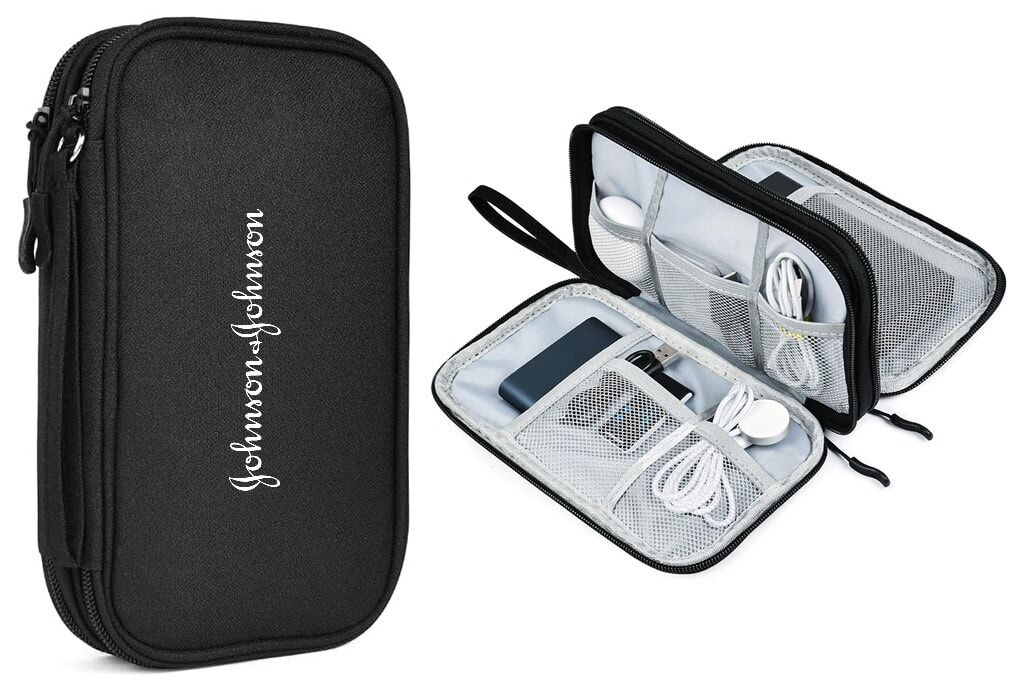 Elektronik Organizer Tasche mit Doppelfächern