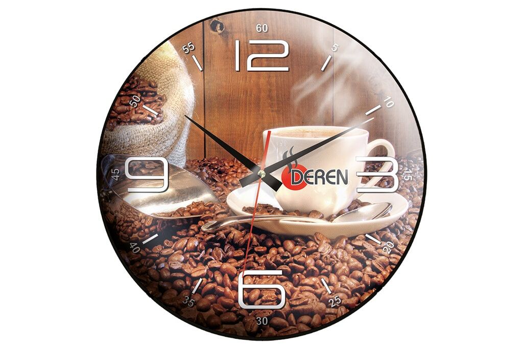Wanduhr aus Kunststoff