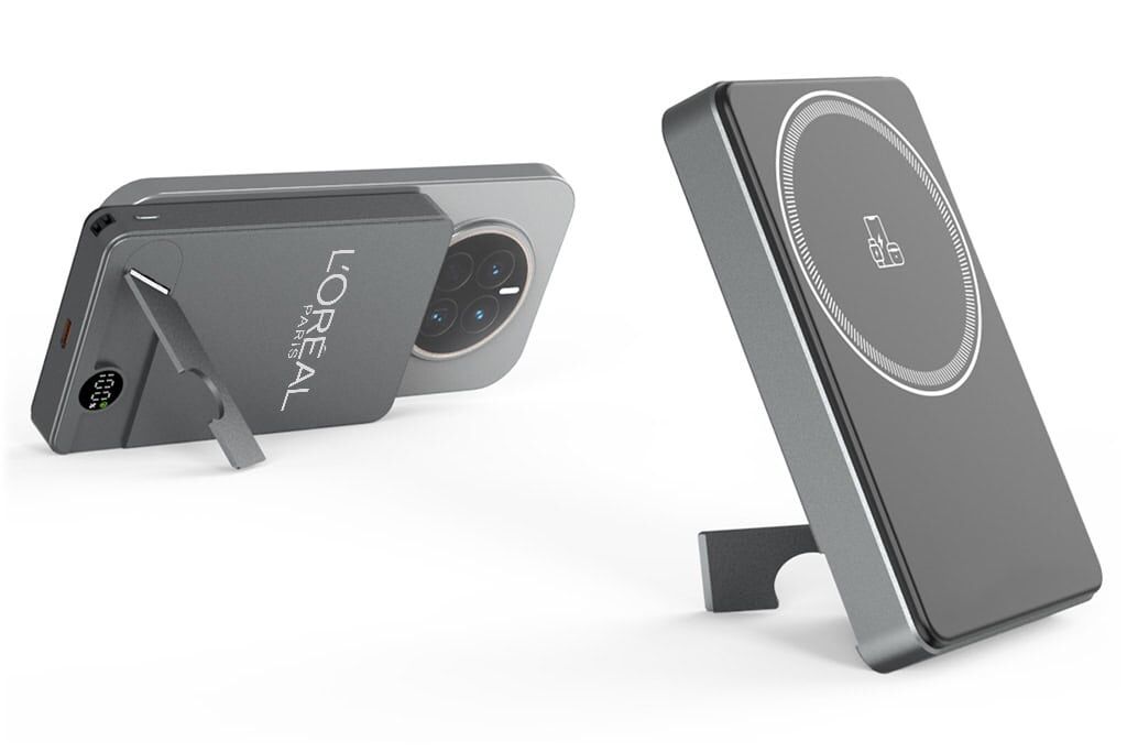 MagSafe Powerbank mit Handyhalterung – 3-in-1 Wireless Charger