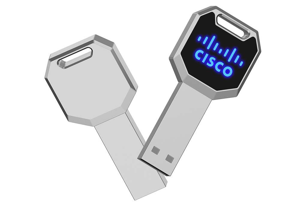 LED-Beleuchteter Schlüssel USB-Stick
