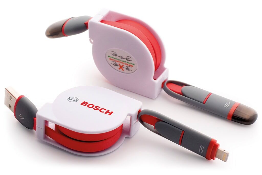 Einziehbares Multi-USB-Ladekabel Einziehbares Multi-USB-Ladekabel