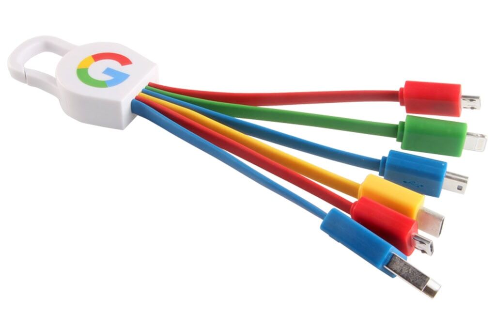 Multi-Ladekabel mit Karabiner-Clip