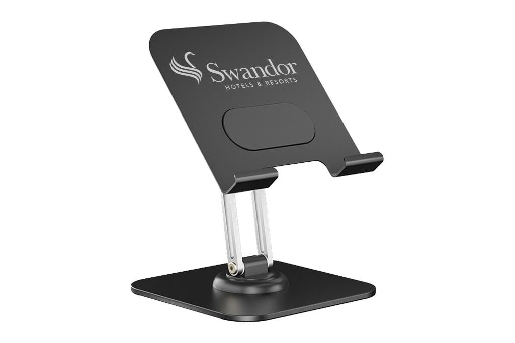 Aluminium Tisch Handyhalter mit 360° Drehfunktion